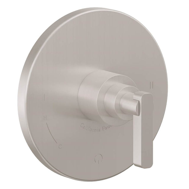 California Faucets - Dual Pressure Balance Trim Only - Gloss White