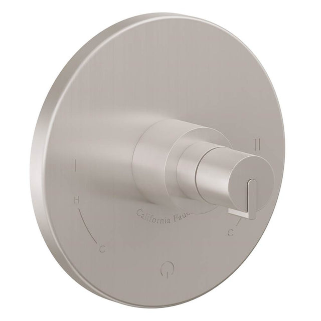 California Faucets - Dual Pressure Balance Trim Only - Gloss White