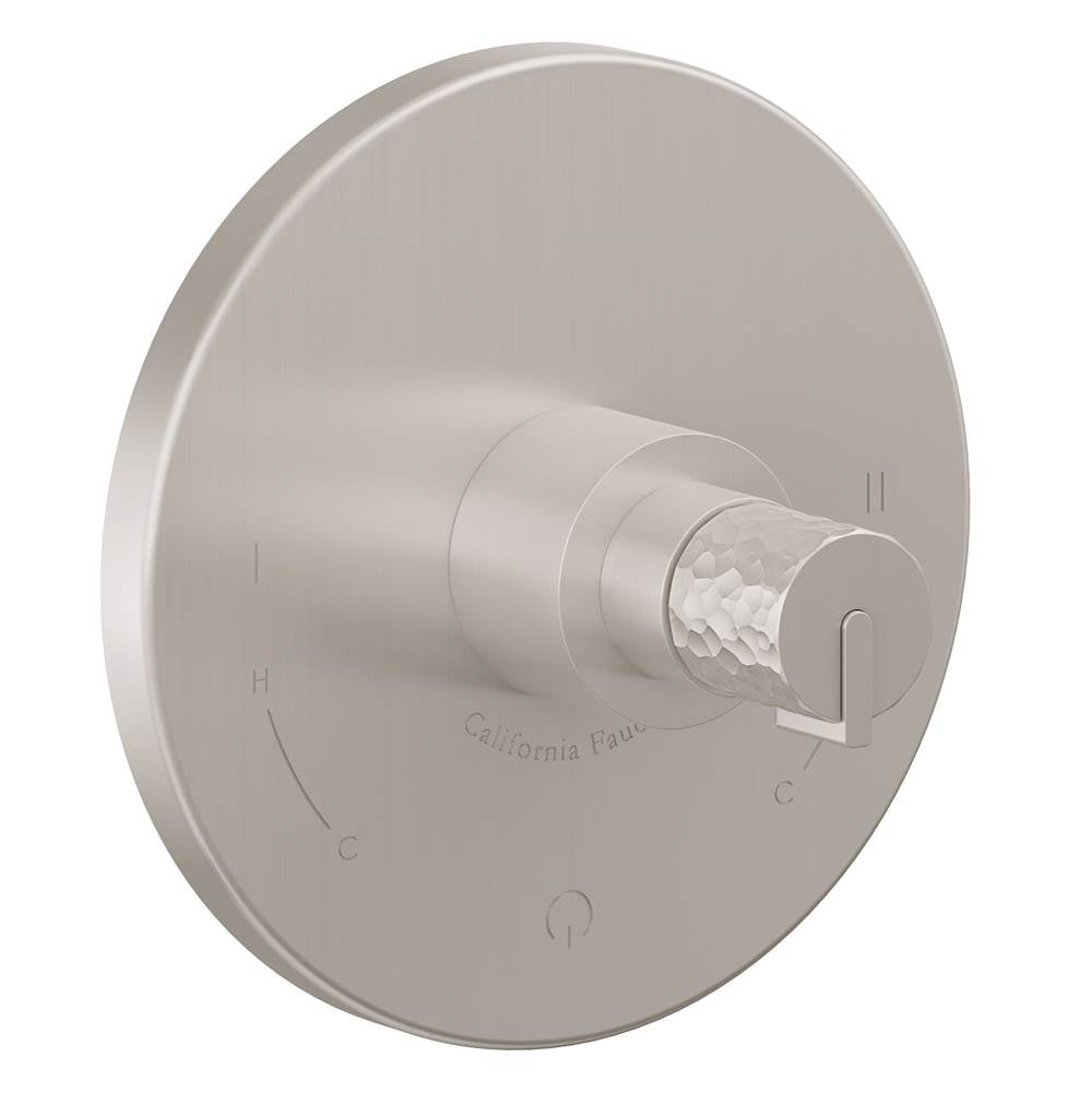 California Faucets - Dual Pressure Balance Trim Only - Gloss White