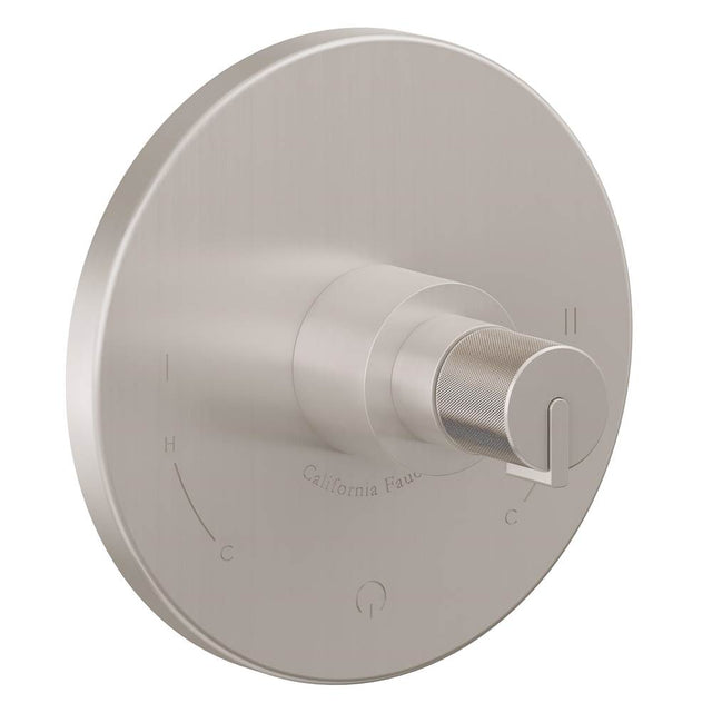 California Faucets - Dual Pressure Balance Trim Only - Gloss White