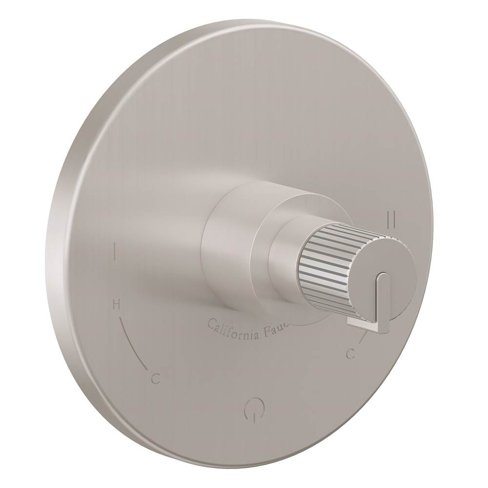 California Faucets - Dual Pressure Balance Trim Only - Gloss White