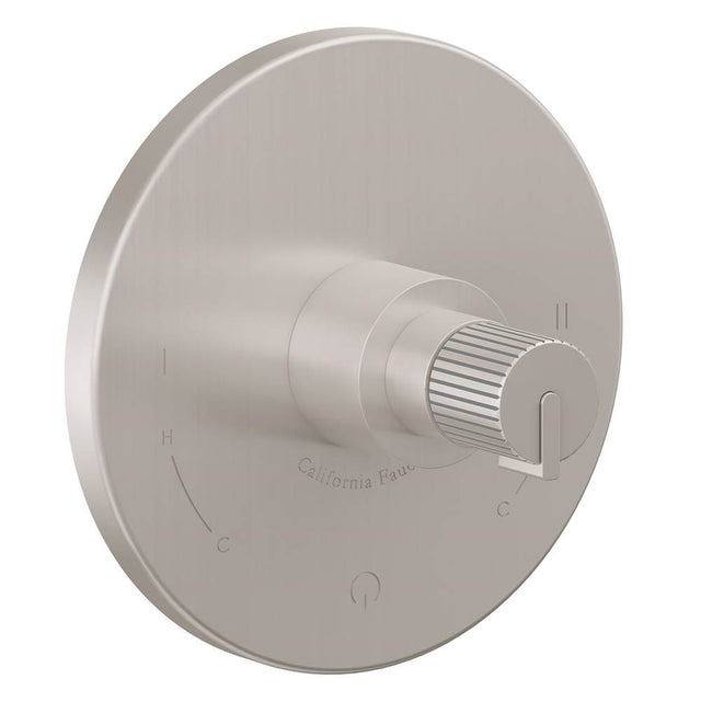 California Faucets - Dual Pressure Balance Trim Only - Gloss White
