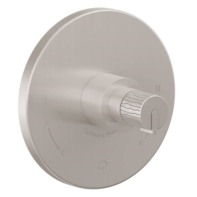 California Faucets - Dual Pressure Balance Trim Only - Gloss White