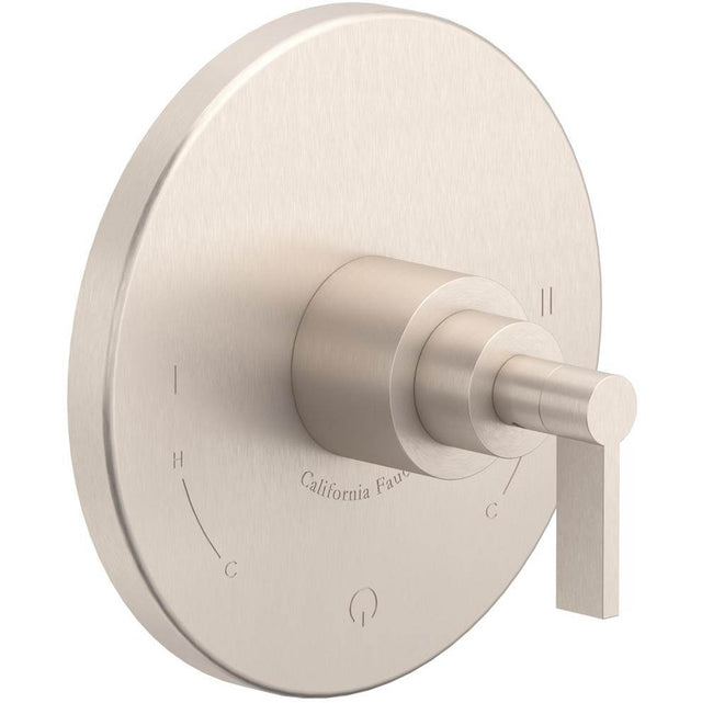 California Faucets - Dual Pressure Balance Trim Only - Gloss White