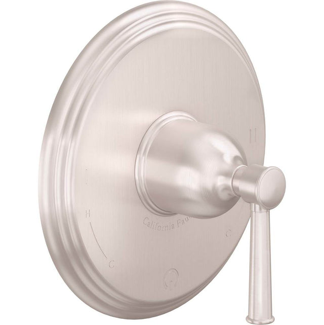 California Faucets - Dual Pressure Balance Trim Only - Gloss White