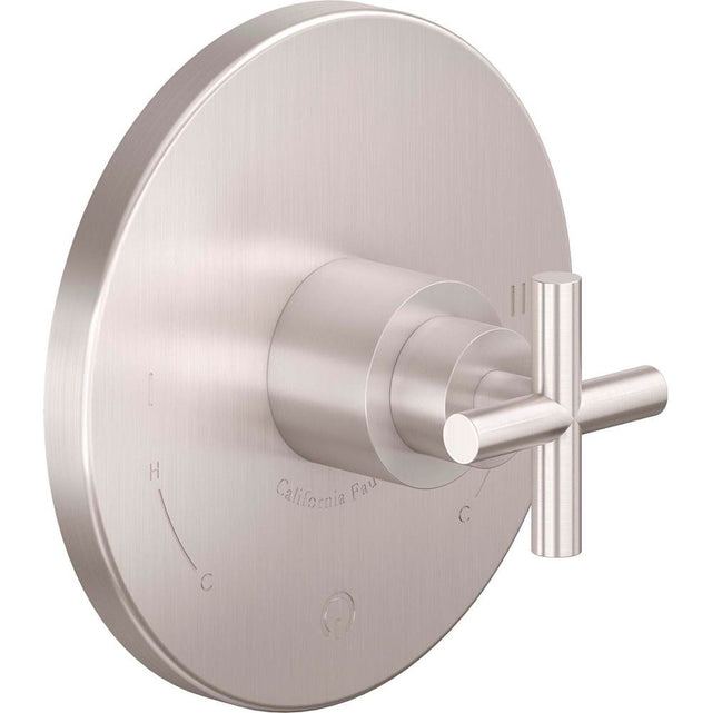 California Faucets - Dual Pressure Balance Trim Only - Gloss White