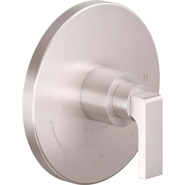 California Faucets - Dual Pressure Balance Trim Only - Gloss White