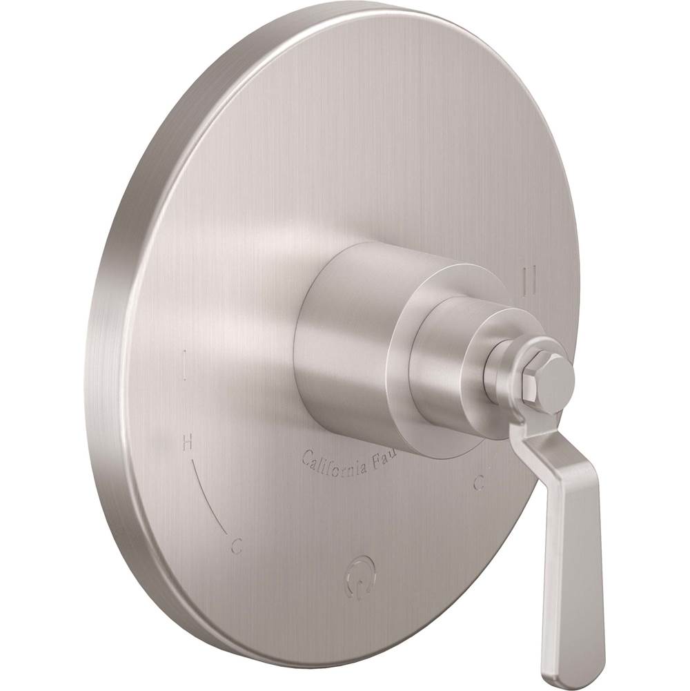 California Faucets - Dual Pressure Balance Trim Only - Gloss White