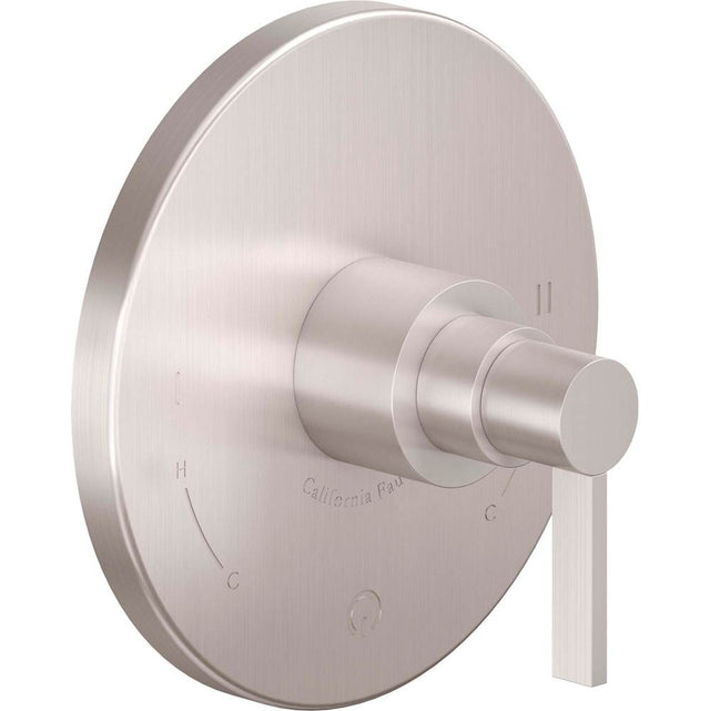 California Faucets - Dual Pressure Balance Trim Only - Gloss White