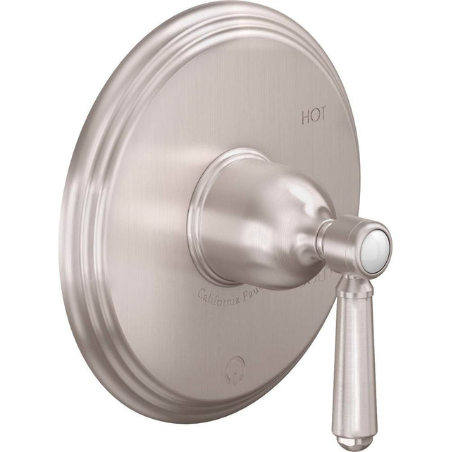 California Faucets - Pressure Balance Trim Only - Gloss White