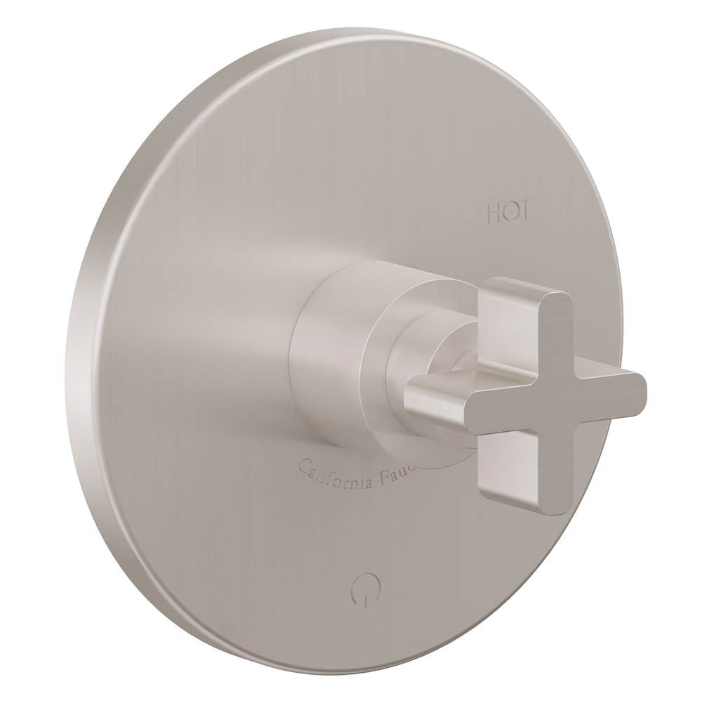California Faucets - Pressure Balance Trim Only - Gloss White