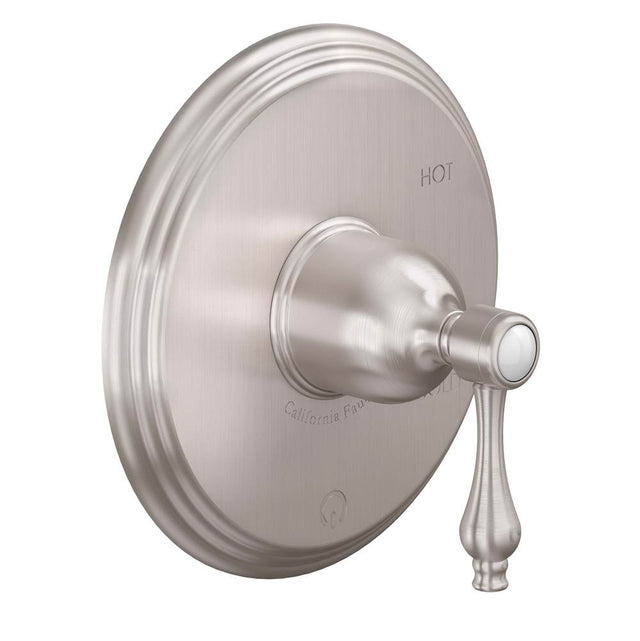 California Faucets - Pressure Balance Trim Only - Gloss White