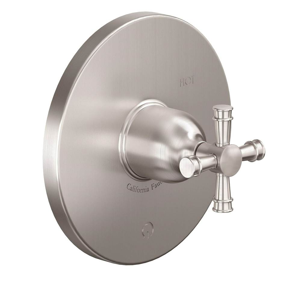 California Faucets - Pressure Balance Trim Only - Gloss White