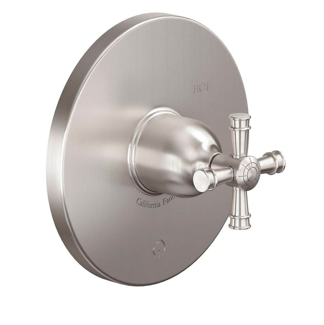 California Faucets - Pressure Balance Trim Only - Gloss White