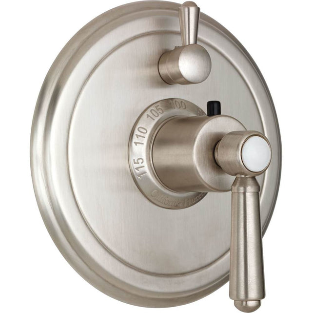California Faucets - StyleTherm Trim Only with Single Volume Control - Gloss White