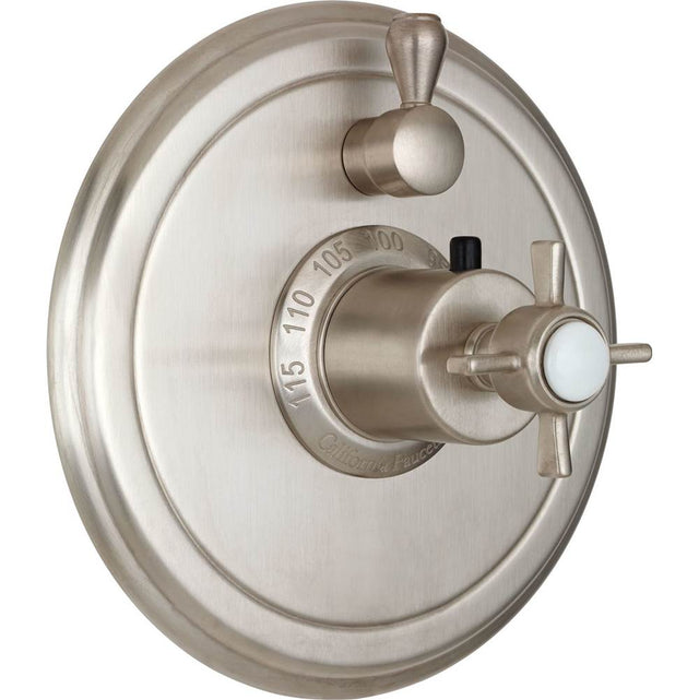 California Faucets - StyleTherm Trim Only with Single Volume Control - Gloss White