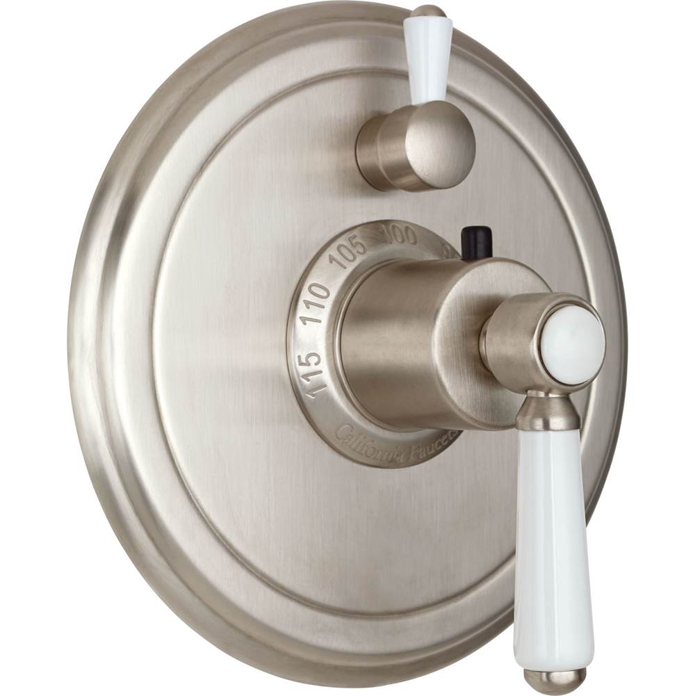 California Faucets - StyleTherm Trim Only with Single Volume Control - Gloss White