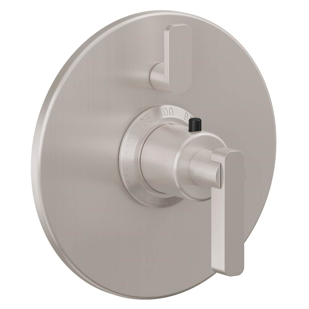 California Faucets - StyleTherm Trim Only With Single Volume Control - Gloss White