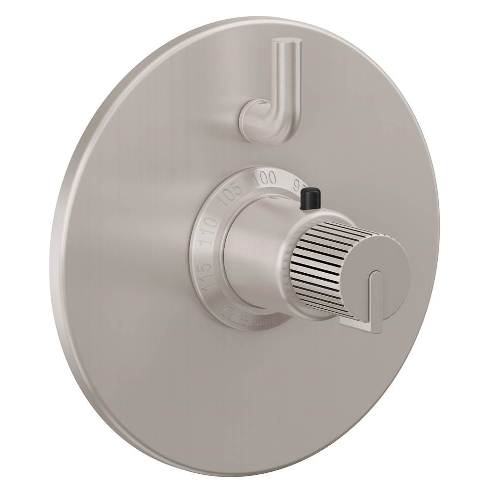 California Faucets - StyleTherm Trim Only With Single Volume Control - Ultra Stainless Steel Pvd