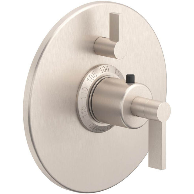 California Faucets - StyleTherm Trim Only with Single Volume Control - Gloss White
