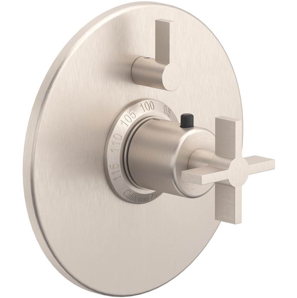 California Faucets - StyleTherm Trim Only with Single Volume Control - Gloss White