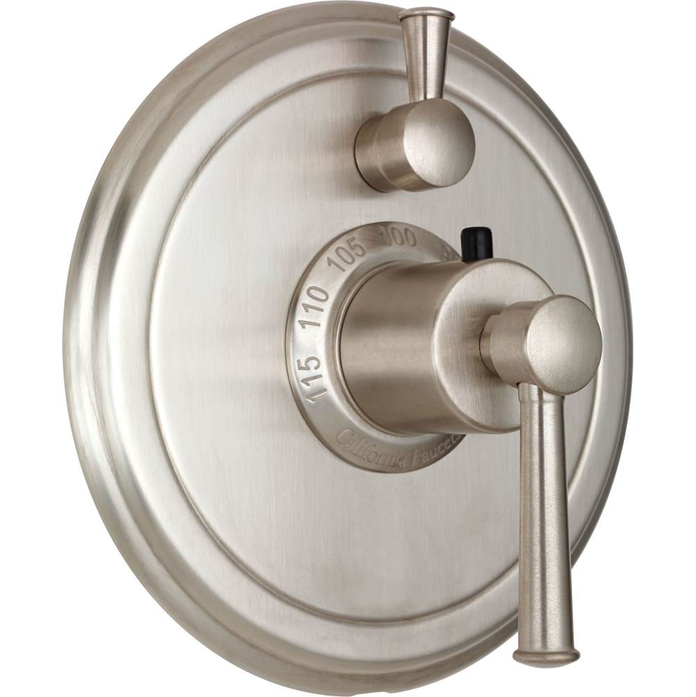 California Faucets - StyleTherm Trim Only with Single Volume Control - Gloss White