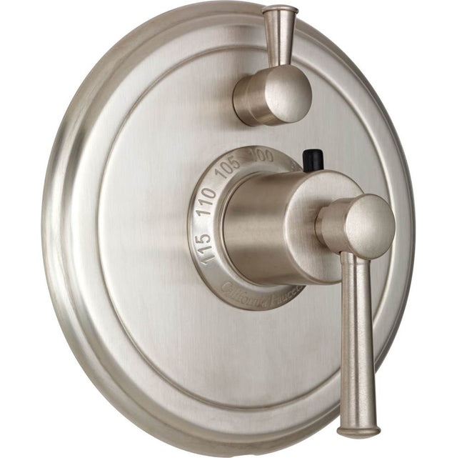 California Faucets - StyleTherm Trim Only with Single Volume Control - Gloss White