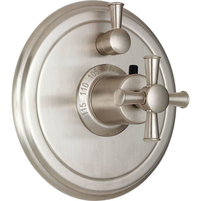 California Faucets - StyleTherm Trim Only with Single Volume Control - Gloss White