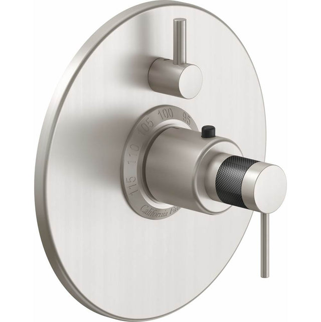 California Faucets - StyleTherm Trim Only with Single Volume Control - Gloss White