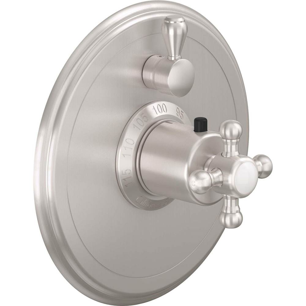 California Faucets - StyleTherm Trim Only with Single Volume Control - Gloss White