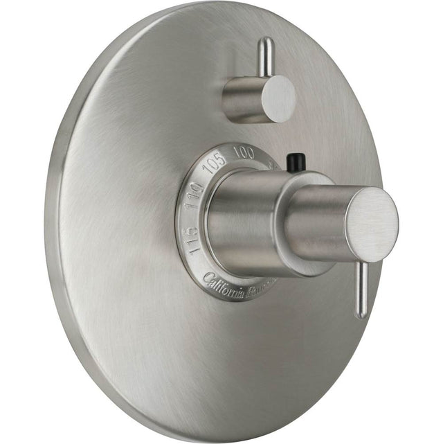 California Faucets - StyleTherm Trim Only with Single Volume Control - Gloss White