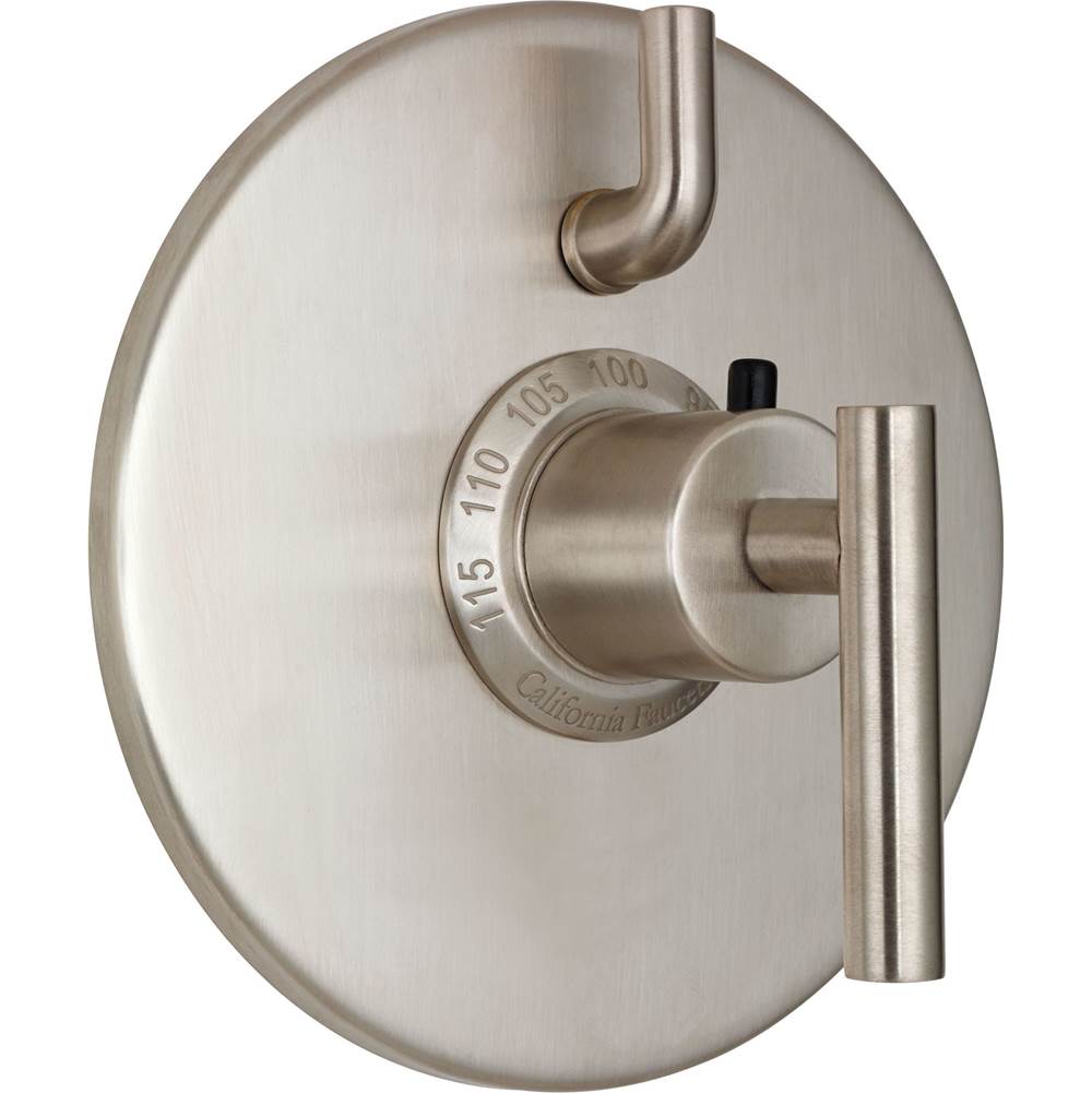 California Faucets - StyleTherm Trim Only with Single Volume Control - Gloss White