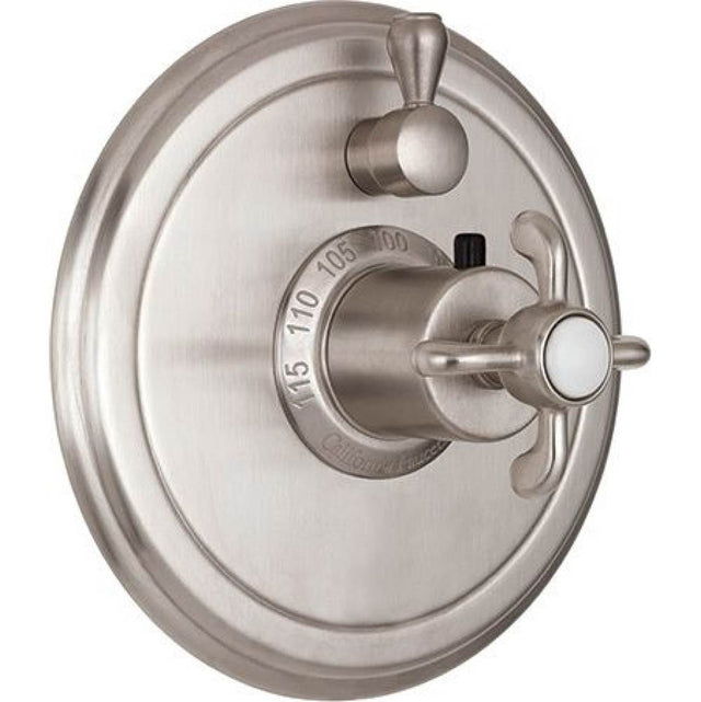 California Faucets - StyleTherm Trim Only with Single Volume Control - Gloss White