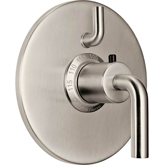 California Faucets - StyleTherm Trim Only with Single Volume Control - Gloss White