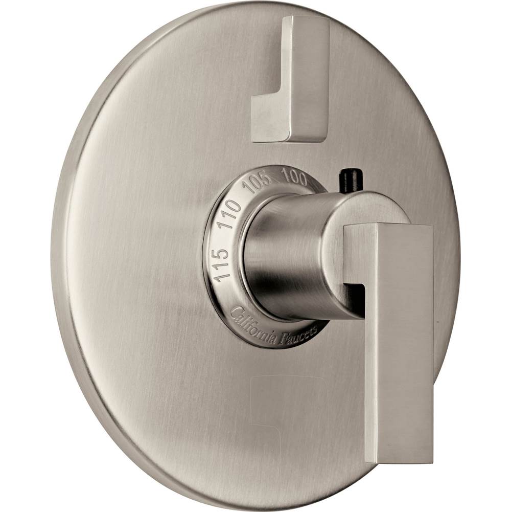 California Faucets - StyleTherm Trim Only with Single Volume Control - Gloss White