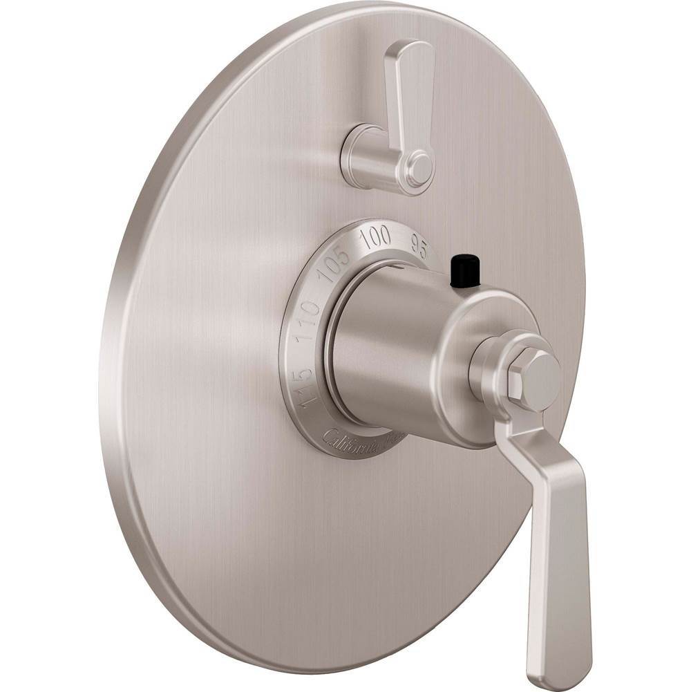 California Faucets - StyleTherm Trim Only with Single Volume Control - Gloss White