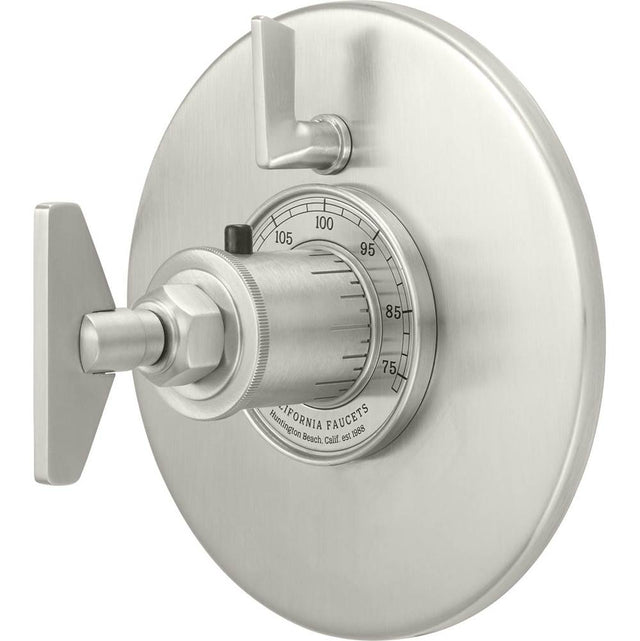 California Faucets - StyleTherm Trim Only with Single Volume Control - Gloss White