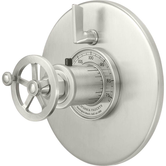 California Faucets - StyleTherm Trim Only with Single Volume Control - Gloss White