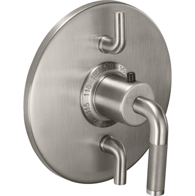 California Faucets - StyleTherm Trim Only with Dual Volume Control - Gloss White