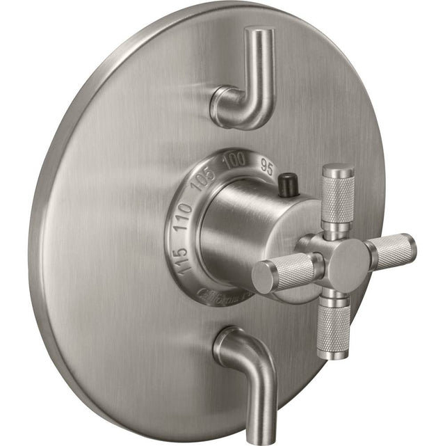 California Faucets - StyleTherm Trim Only with Dual Volume Control - Gloss White