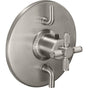 California Faucets - StyleTherm Trim Only with Dual Volume Control - Gloss White
