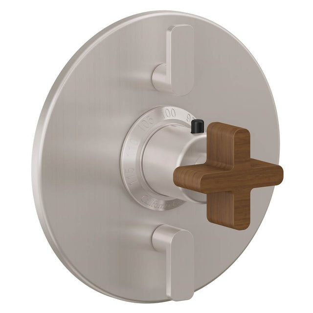 California Faucets - StyleTherm Trim Only with Dual Volume Control - Gloss White
