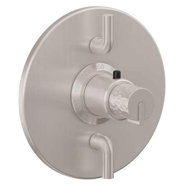 California Faucets - StyleTherm Trim Only with Dual Volume Control - Gloss White