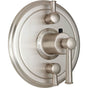 California Faucets - StyleTherm Trim Only with Dual Volume Control - Gloss White