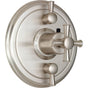 California Faucets - StyleTherm Trim Only with Dual Volume Control - Gloss White