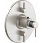 California Faucets - StyleTherm Trim Only with Dual Volume Control - Gloss White