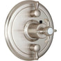 California Faucets - StyleTherm Trim Only with Dual Volume Control - Gloss White