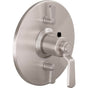 California Faucets - StyleTherm Trim Only with Dual Volume Control - Gloss White