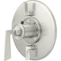 California Faucets - StyleTherm Trim Only with Dual Volume Control - Gloss White