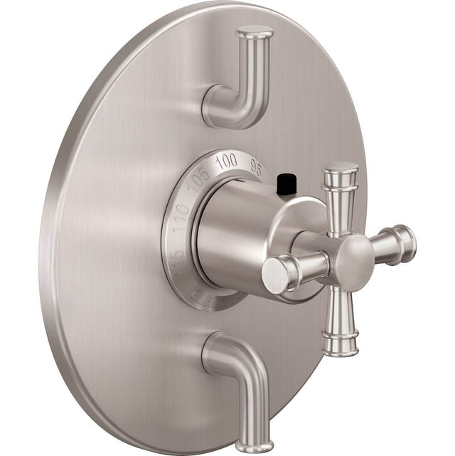California Faucets - StyleTherm Trim Only with Dual Volume Control - Gloss White
